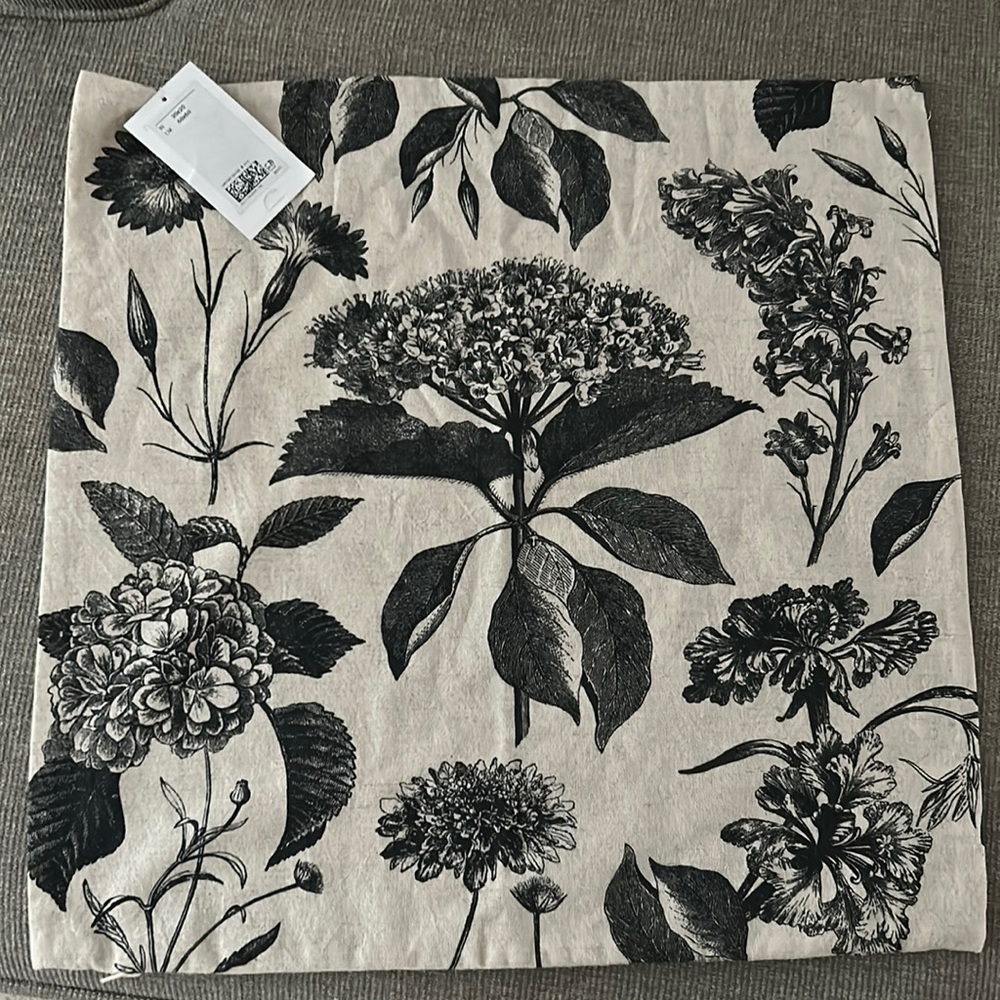 H&M Floral Pillow Cover